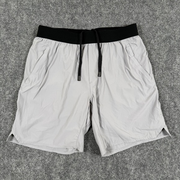 Ten Thousand Tactical Shorts Medium Light Gray Lined Drawstring Running Men's - Picture 1 of 8